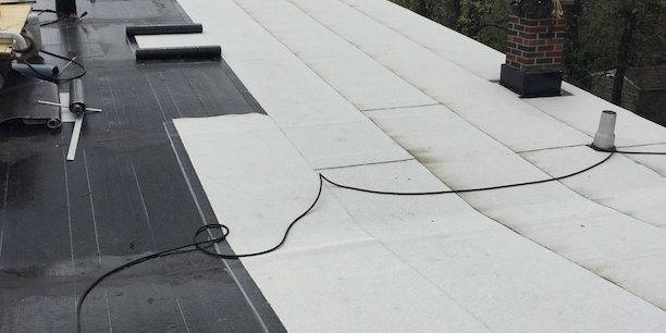 Membrane élastomère toiture — pose bicouche SBS à L'Assomption