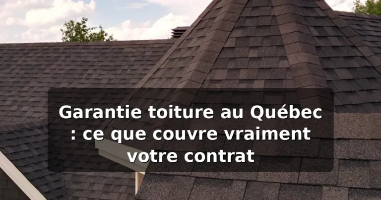 Garantie toiture Québec 2026 : durée, loi et recours 2 featured garantie toiture quebec