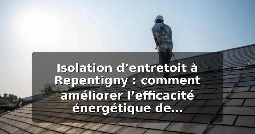 Isolation d'entretoit à Repentigny : matériaux, coûts et normes en 2026 1 Isolation entretoit Repentigny — travaux cellulose soufflée toiture résidentielle