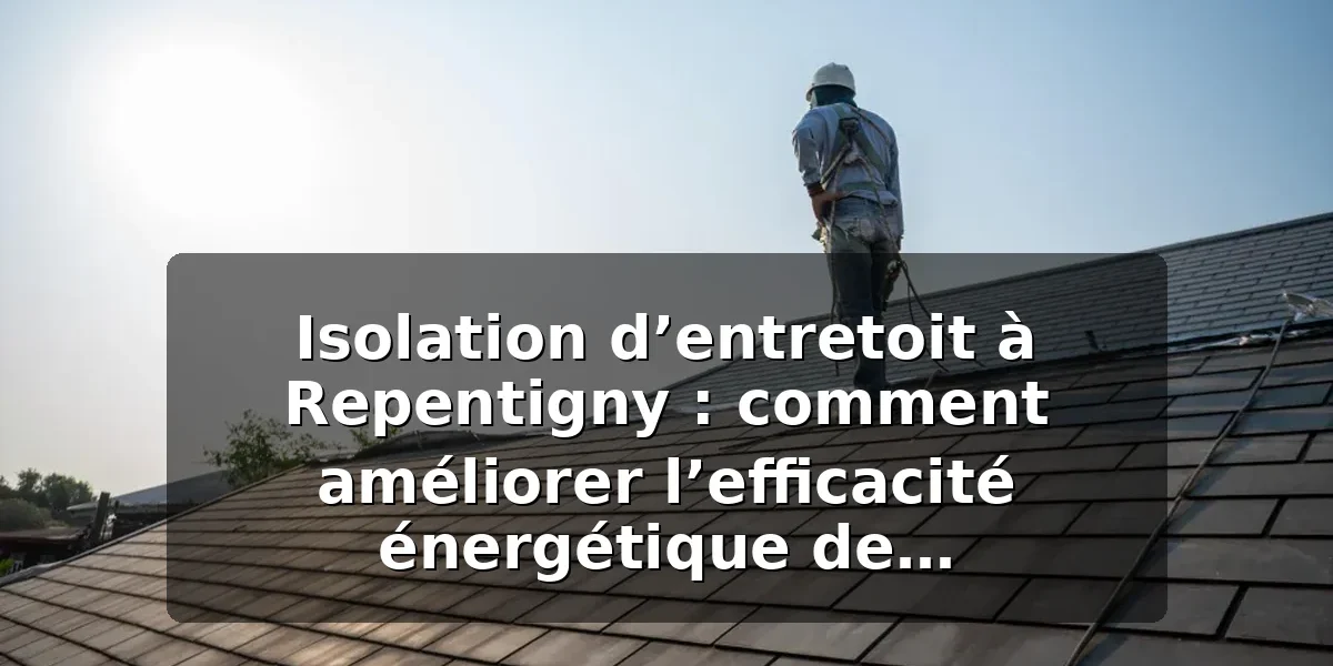 Isolation entretoit Repentigny — travaux cellulose soufflée toiture résidentielle